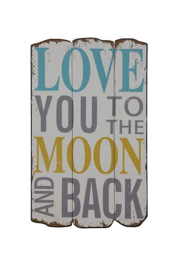 Hello Honey® Love You to the Moon and Back" Wall Décor